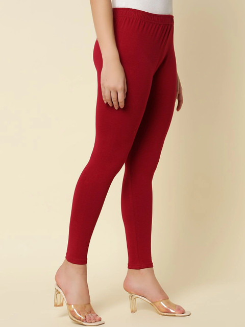mannatt Cotton Mid-Rise Ankle Length Leggings - Image 6