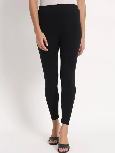 mannatt Cotton Mid-Rise Ankle Length Leggings - Image 3