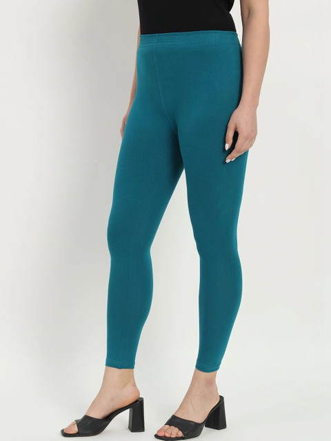 mannatt Cotton Mid-Rise Ankle Length Leggings