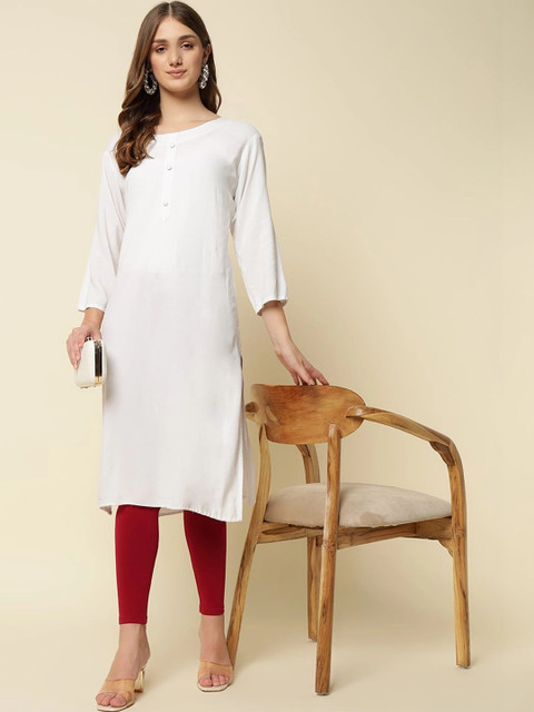 mannatt Cotton Mid-Rise Ankle Length Leggings - Image 5