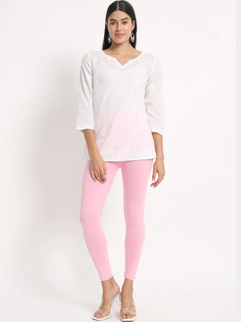 mannatt Cotton Mid-Rise Ankle Length Leggings - Image 7