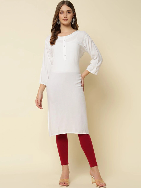 mannatt Cotton Mid-Rise Ankle Length Leggings - Image 7