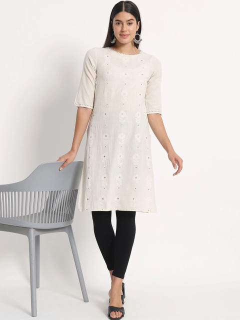 mannatt Cotton Mid-Rise Ankle Length Leggings - Image 5