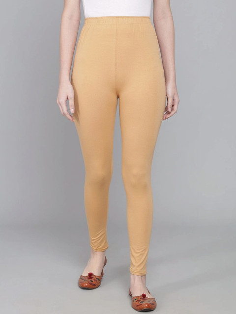 mannatt Cotton Mid-Rise Ankle Length Leggings