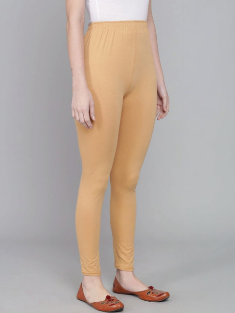 mannatt Cotton Mid-Rise Ankle Length Leggings - Image 3