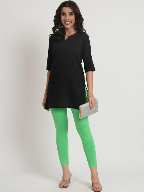mannatt Cotton Mid-Rise Ankle Length Leggings - Image 5