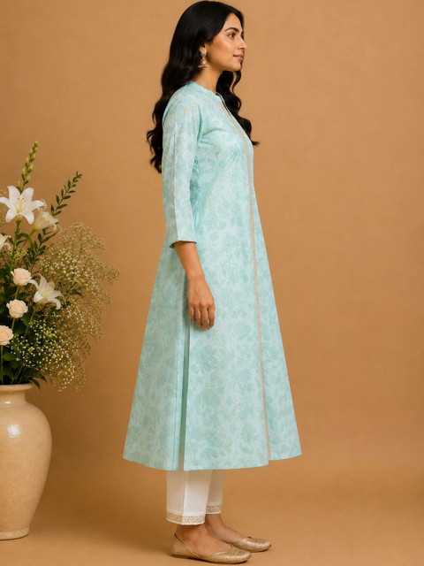 Araaha Women Floral Printed Floral Kurta - Image 3