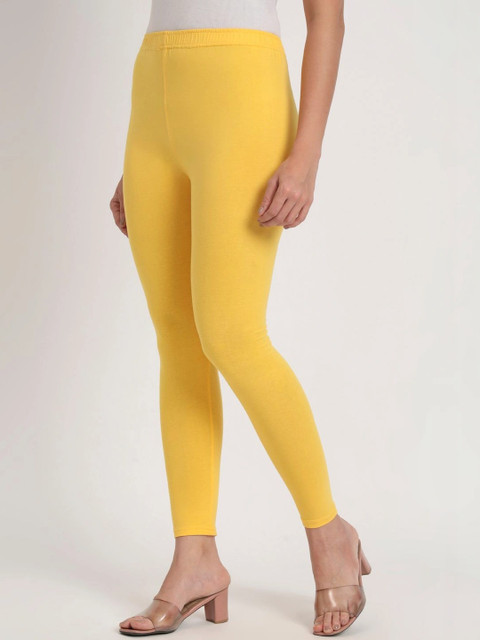 mannatt Cotton Mid-Rise Ankle Length Leggings