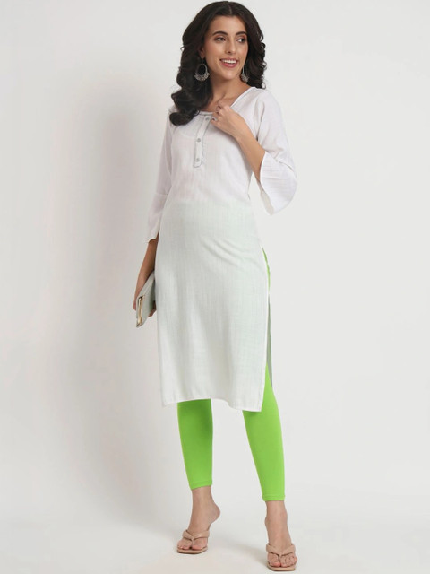 mannatt Cotton Mid-Rise Ankle Length Leggings - Image 5