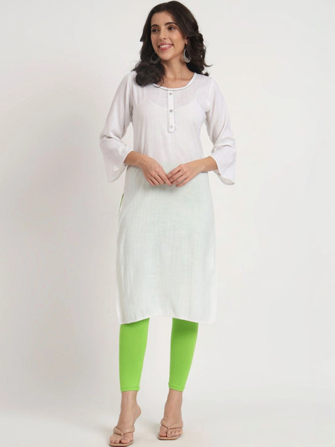mannatt Cotton Mid-Rise Ankle Length Leggings - Image 7