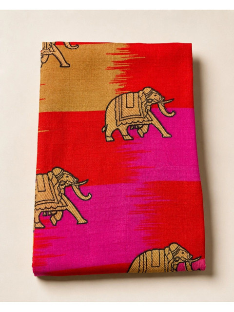SAHINA DUPATTA Ethnic Motifs Printed Art Silk Kalamkari Dupatta - Image 2