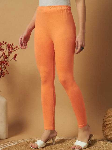 mannatt Cotton Mid-Rise Ankle Length Leggings - Image 2