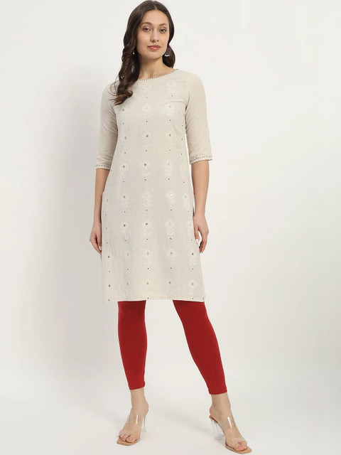 mannatt Cotton Mid-Rise Ankle Length Leggings - Image 7