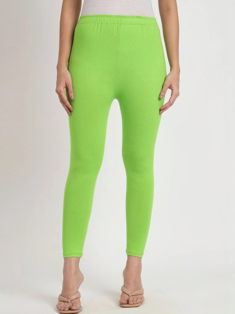 mannatt Cotton Mid-Rise Ankle Length Leggings