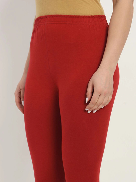 mannatt Cotton Mid-Rise Ankle Length Leggings - Image 4