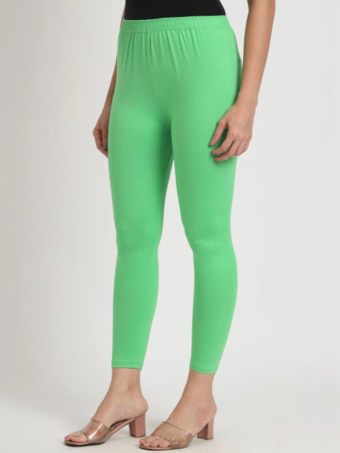 mannatt Cotton Mid-Rise Ankle Length Leggings