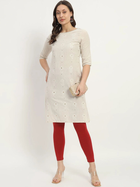 mannatt Cotton Mid-Rise Ankle Length Leggings - Image 5
