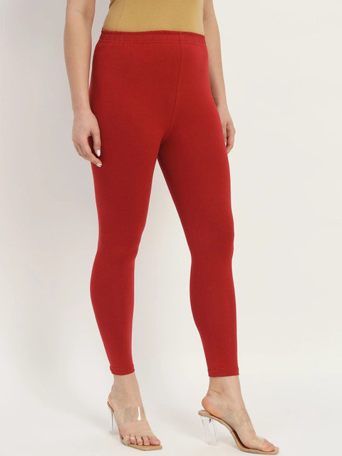 mannatt Cotton Mid-Rise Ankle Length Leggings
