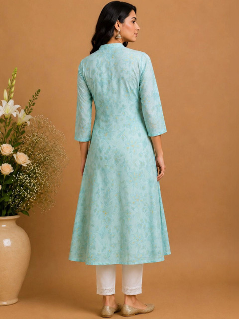 Araaha Women Floral Printed Floral Kurta - Image 5