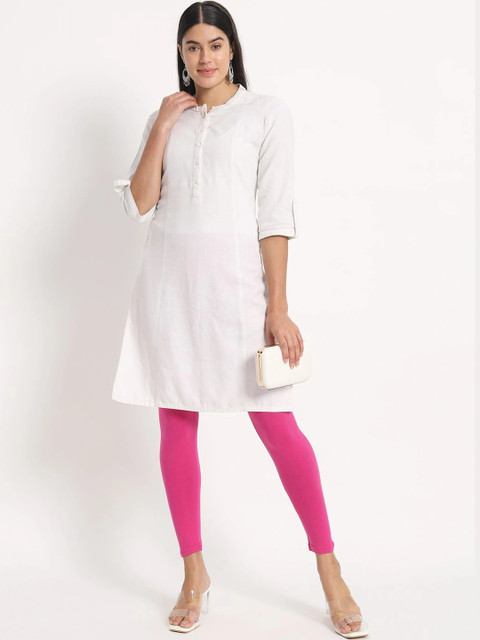 mannatt Cotton Mid-Rise Ankle Length Leggings - Image 5
