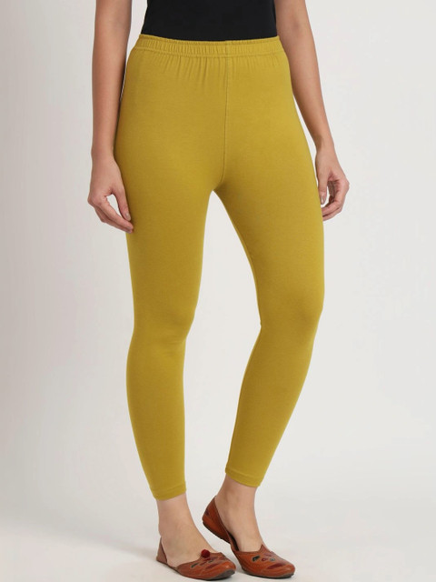 mannatt Cotton Mid-Rise Ankle Length Leggings