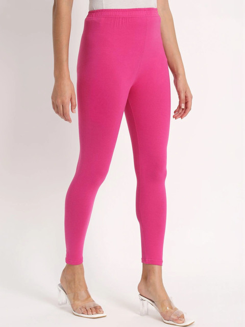 mannatt Cotton Mid-Rise Ankle Length Leggings