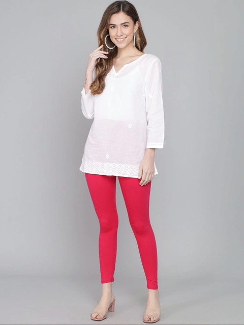 mannatt Cotton Mid-Rise Ankle Length Leggings - Image 7
