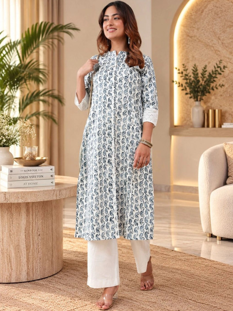 Anouk Women Paisley Printed Kurta - Image 7