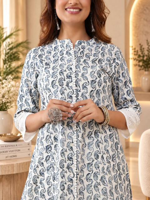 Anouk Women Paisley Printed Kurta - Image 2