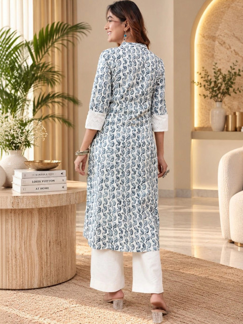 Anouk Women Paisley Printed Kurta - Image 6