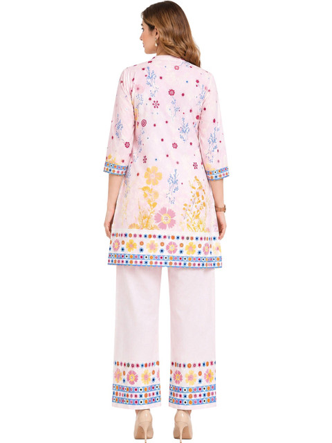 Printabulous Romantic Florals Printed Tunic with Trousers - Image 2