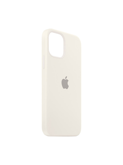 TREEMODA White Solid Silicone iPhone 14 Pro Max Back Case - Image 3