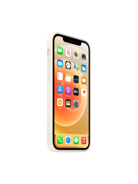 TREEMODA White Solid Silicone iPhone 14 Pro Max Back Case