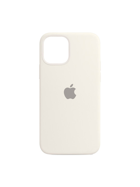 TREEMODA White Solid Silicone iPhone 14 Pro Max Back Case - Image 2