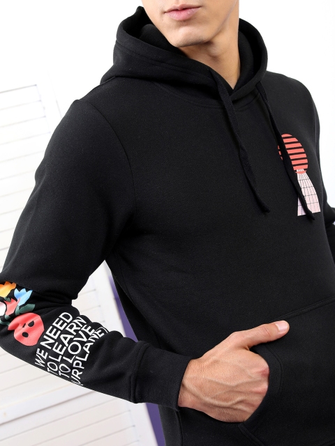 HIGHLANDER Men Black Hooded Sweatshirt - Image 5