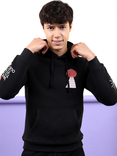 HIGHLANDER Men Black Hooded Sweatshirt - Image 3