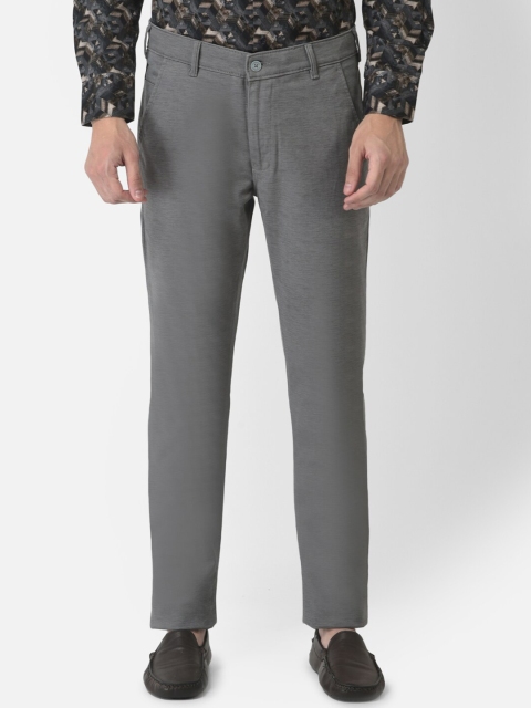 Crimsoune Club Men Grey Urban Slim Fit Trousers