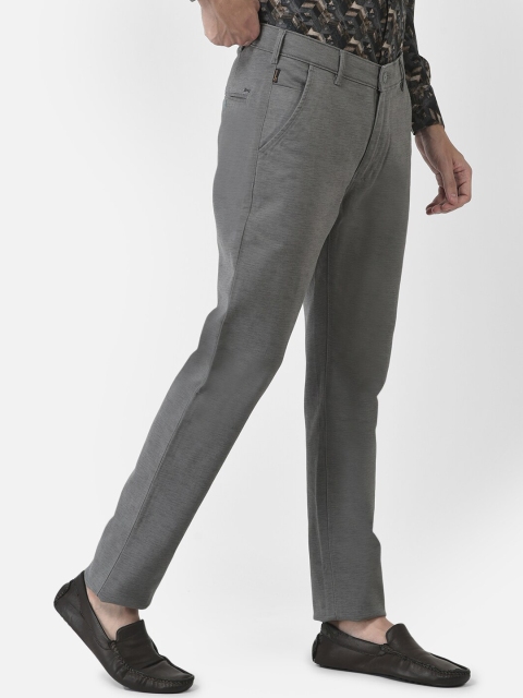 Crimsoune Club Men Grey Urban Slim Fit Trousers - Image 2