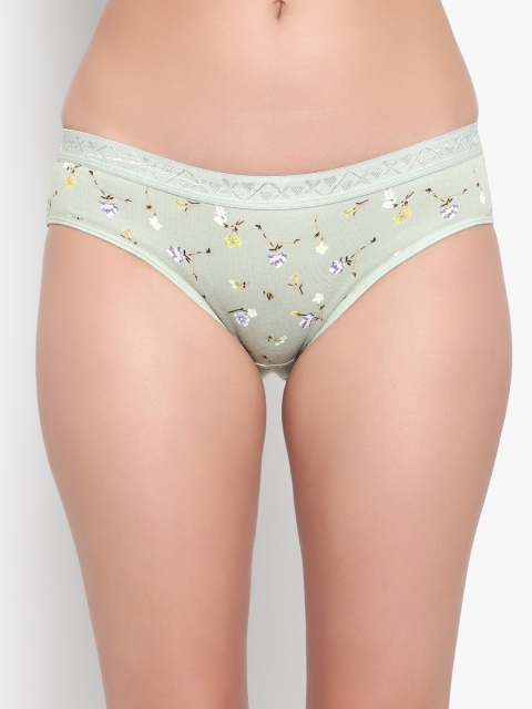 Bruchi CLUB Women Pack of 3 Floral Printed Pure Cotton Anti-Bacterial Bikini Briefs - Image 2