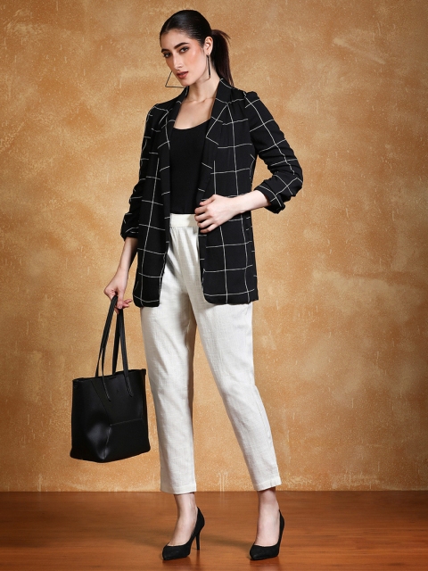 Jaipur Kurti Women Off-White Trousers