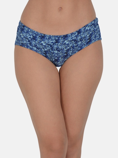 Leading Lady Women Pack of 3 Printed Cotton Mid-Rise Hipster Briefs HP-P-9051 - Image 3