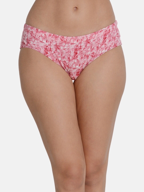 Leading Lady Women Pack of 3 Printed Cotton Mid-Rise Hipster Briefs HP-P-9051 - Image 2