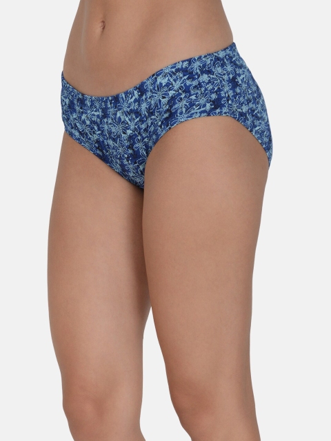 Leading Lady Women Pack of 3 Printed Cotton Mid-Rise Hipster Briefs HP-P-9051 - Image 5