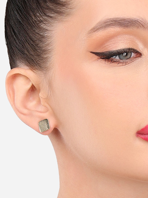 Zaveri Pearls Woman Set of 25 Contemporary Studs Earrings - Image 5