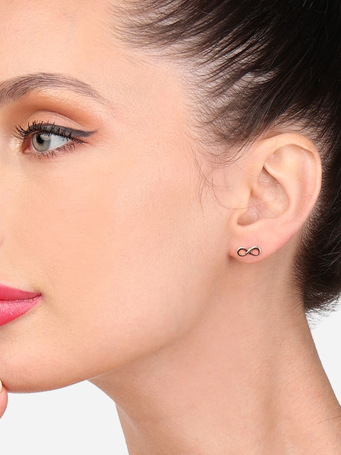 Zaveri Pearls Woman Set of 25 Contemporary Studs Earrings - Image 6