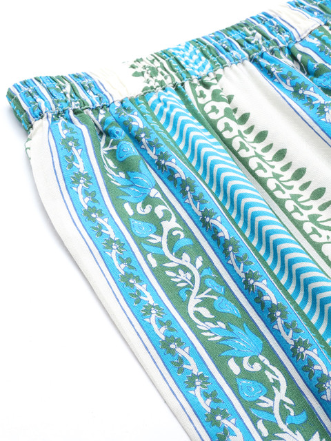 ETC Women Blue Printed Night suit - Image 8