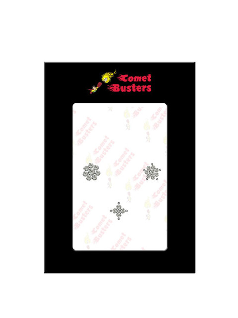 Comet Busters Woman Silver Fake Nose Stick On Nose Stickers
