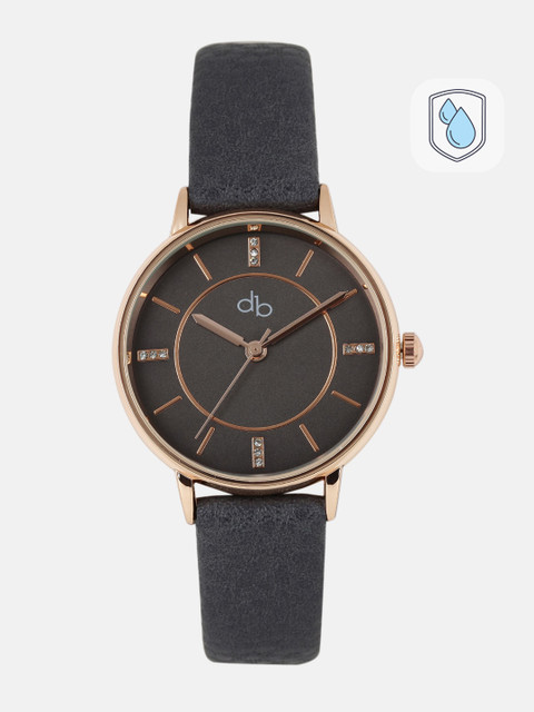 DressBerry Women Charcoal Analogue Watch MFB-PN-SNT-B06