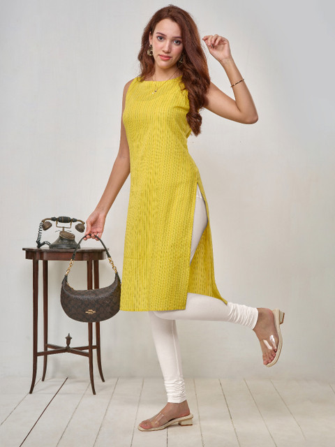 LYRA Women White Solid Churidar Length Leggings