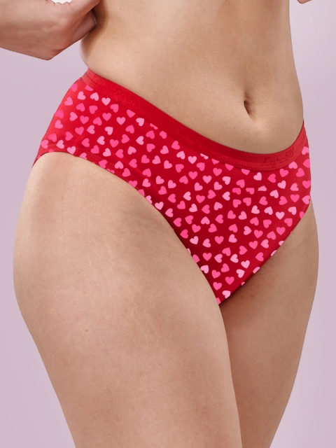 LYRA Women Pack Of 5 Assorted Printed Cotton Hipster Briefs - Image 3